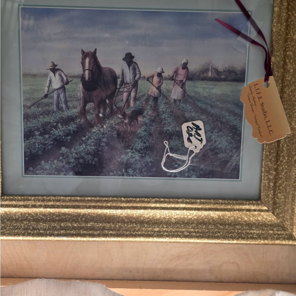 Gold Framed Artwork by